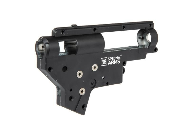Specna Arms V2 QSC CORE gearbox shell with 8 mm steel bushings